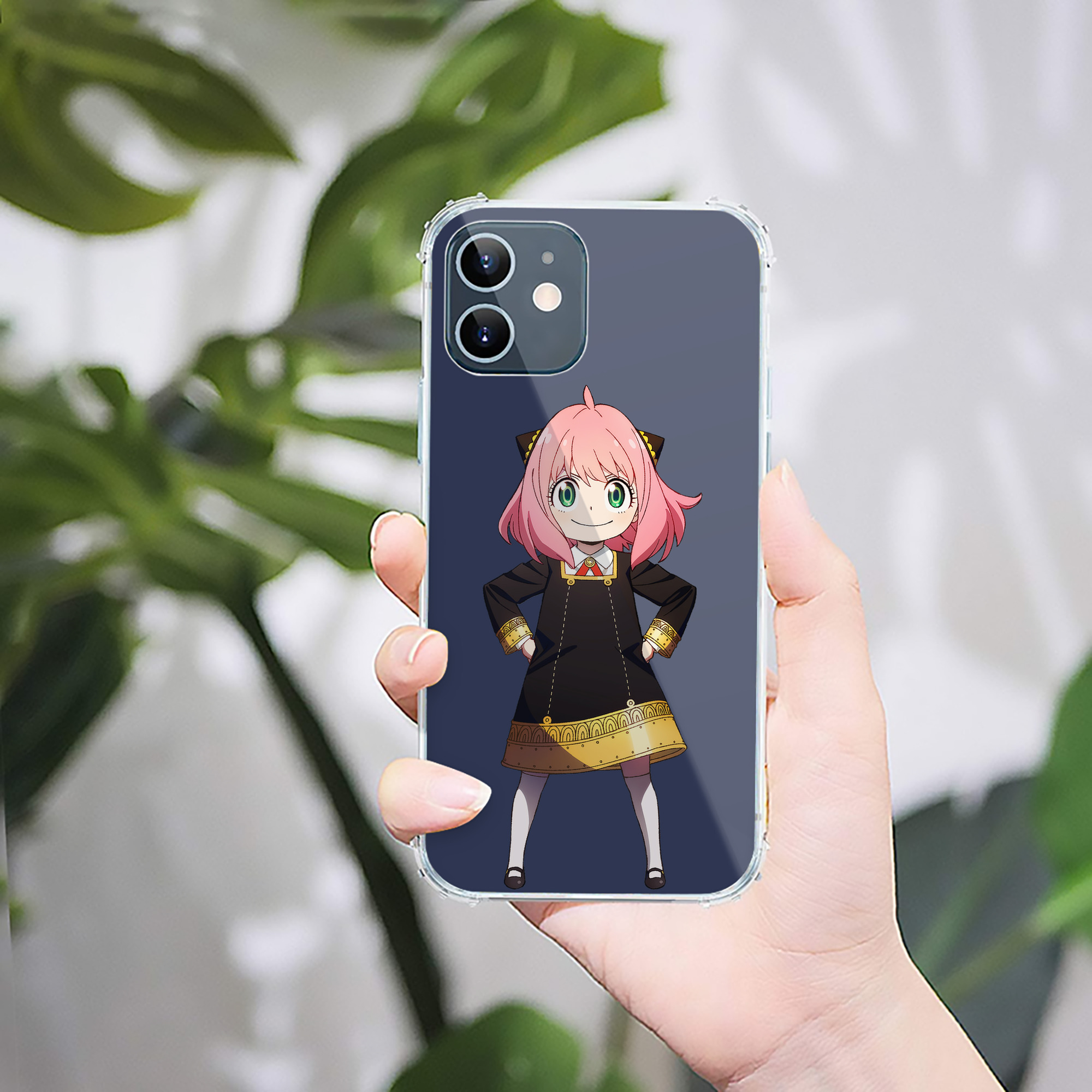 （画像用） SPY×FAMILY间谍家家酒 【iPhone 12シリーズ対応】透明スマホケース（クリアソフトケース）